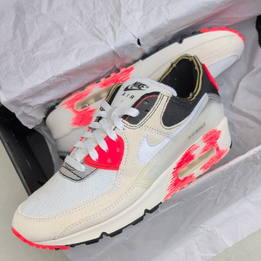 Nike Air Max 90 - Archetype Bright Crimson - Men's Size 10.5 ( DC7856-100 )